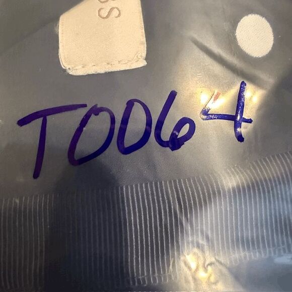 HOBBS London Ayla Spot Fit & Flare Navy Polka Dot Dress Crystal Button Size 10 - Picture 16 of 16